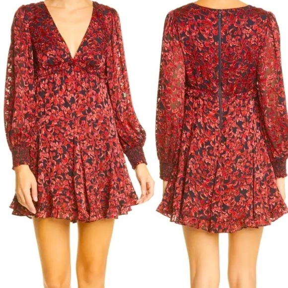 Alice + Olivia Briar Floral Mini Dress - Picture 1 of 10